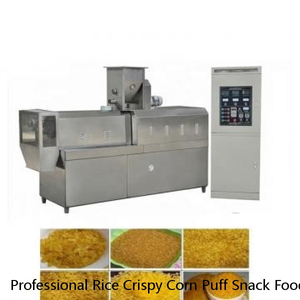 Professional Rice Crispy Corn Puff Snack Food Extruder Machine made in China